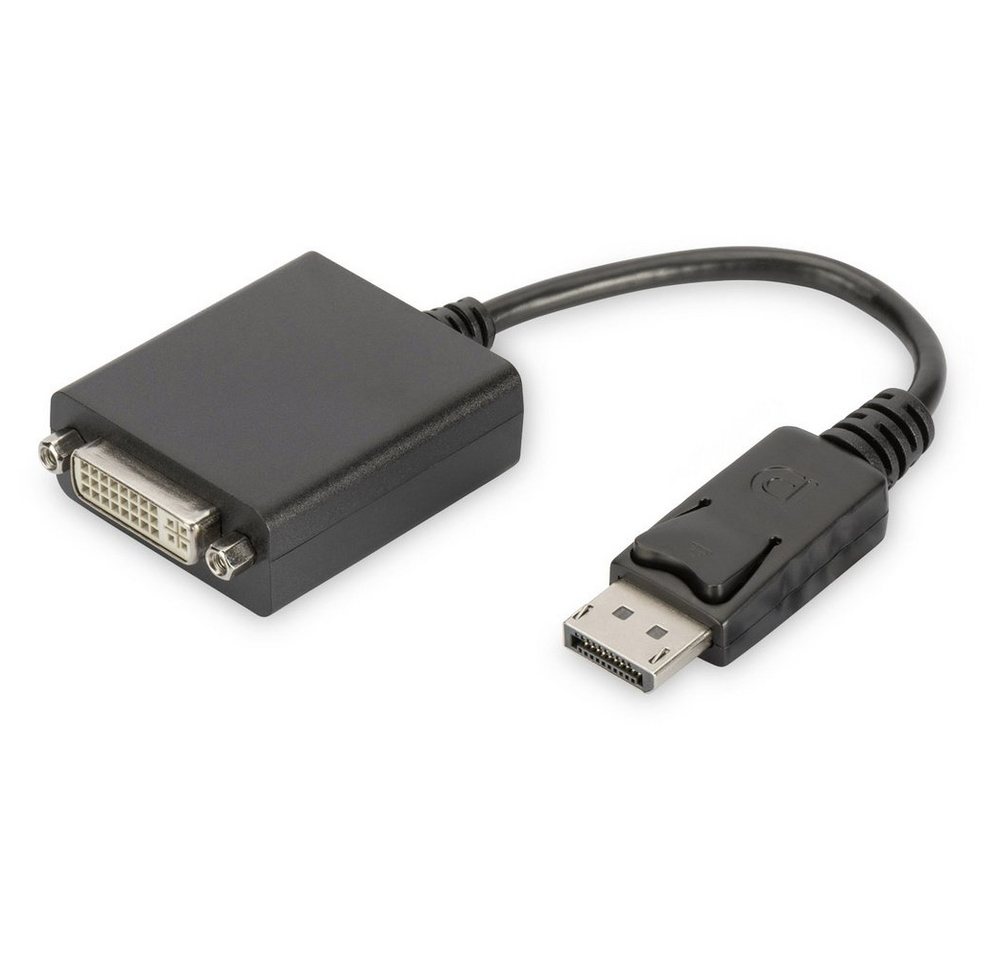Digitus Digitus DB-340409-001-S DVI / DisplayPort Adapter [1x DisplayPort Stec TV-Adapter, 15.00 cm Digitus Digitus DB-340409-001-S DVI / DisplayPort Adapter [1x DisplayPort Stec TV-Adapter, 15.00 cm von Digitus