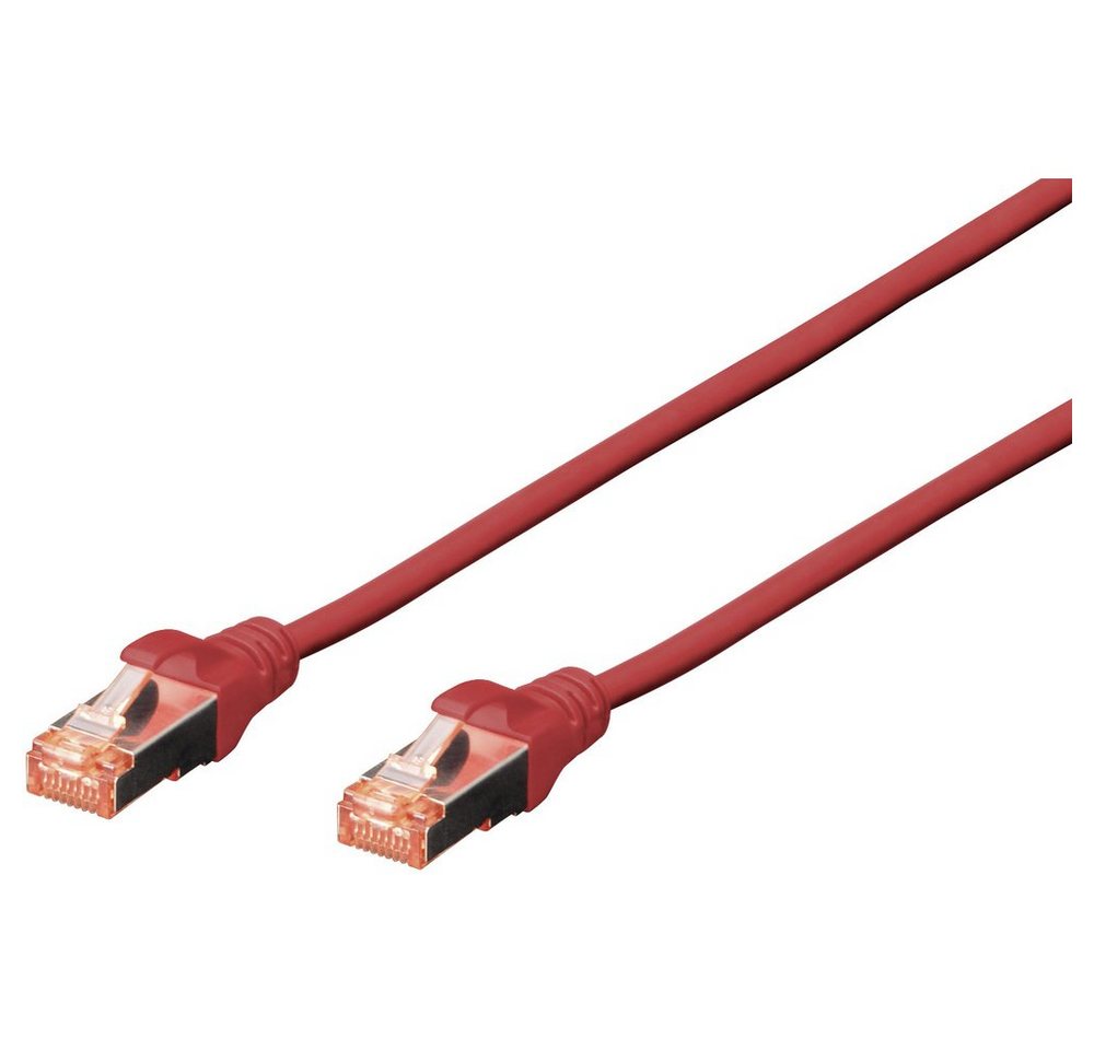 Digitus Digitus DK-1644-030/R RJ45 Netzwerkkabel, Patchkabel CAT 6 S/FTP 3.00 Netzkabel, (300.00 cm) von Digitus