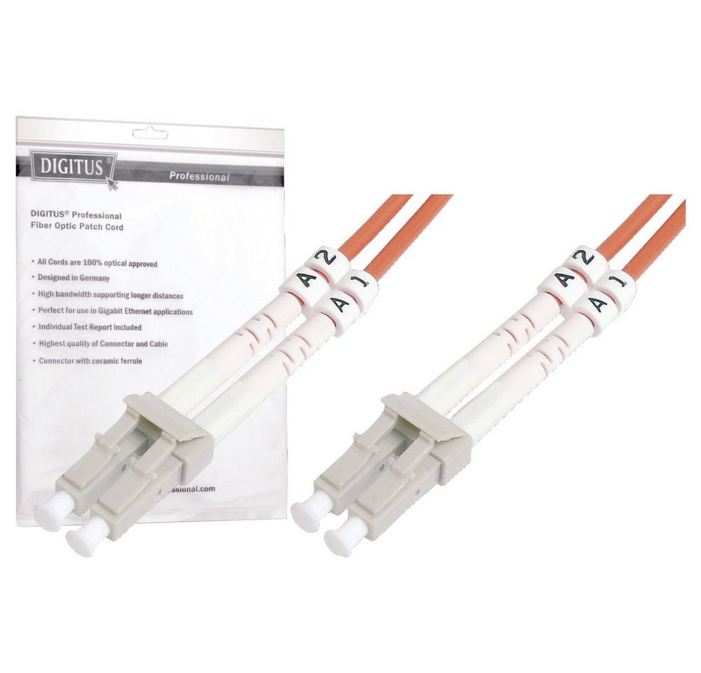 Digitus Digitus DK-2533-02/3 Glasfaser LWL Anschlusskabel [1x LC-Stecker - 1x Glasfaserkabel, (200.00 cm) von Digitus