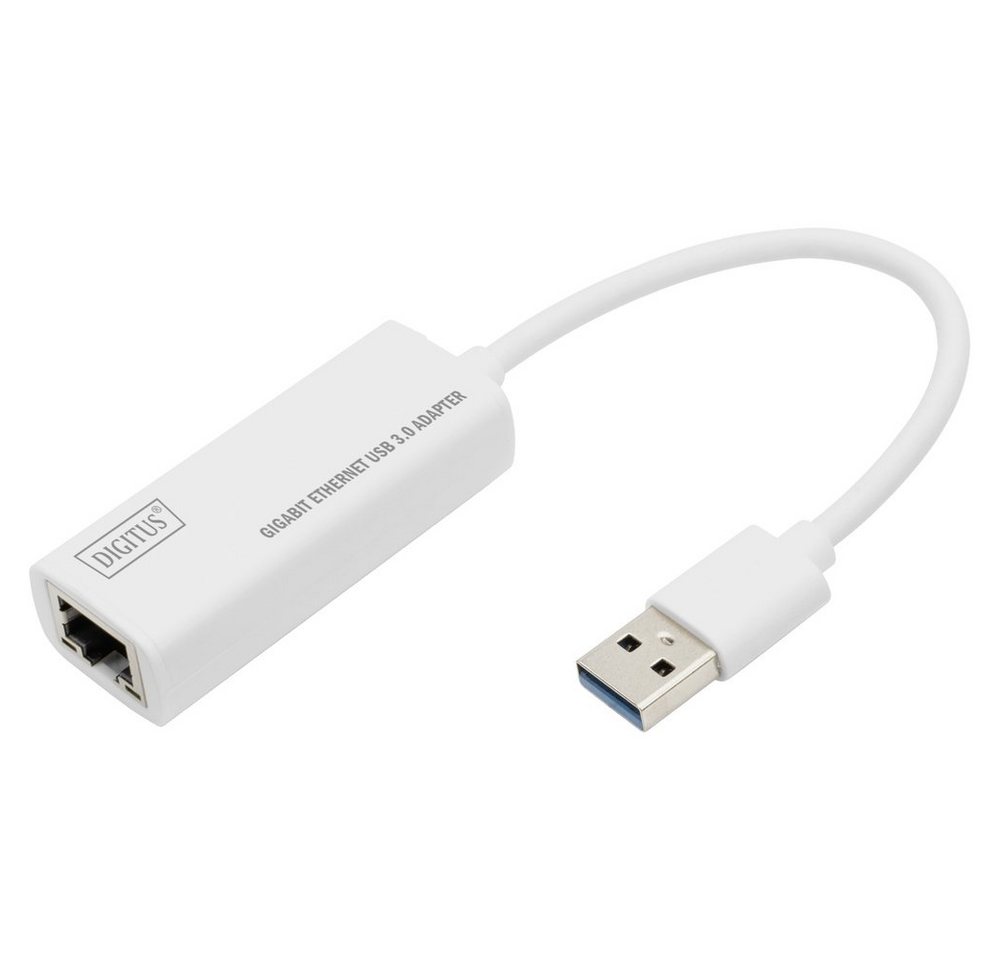 Digitus Digitus DN-3023 Netzwerkadapter 1 GBit/s USB-A (USB 3.2 Gen 1), LAN (Netzwerk-Adapter von Digitus