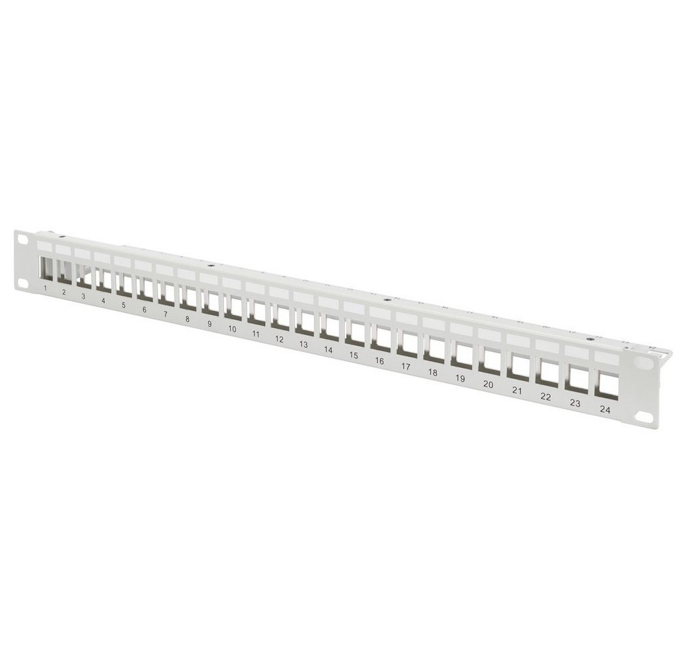 Digitus Digitus DN-91410 24 Port Netzwerk-Patchpanel 483 mm (19) Unbestückt 1 Netzwerk-Patch-Panel von Digitus