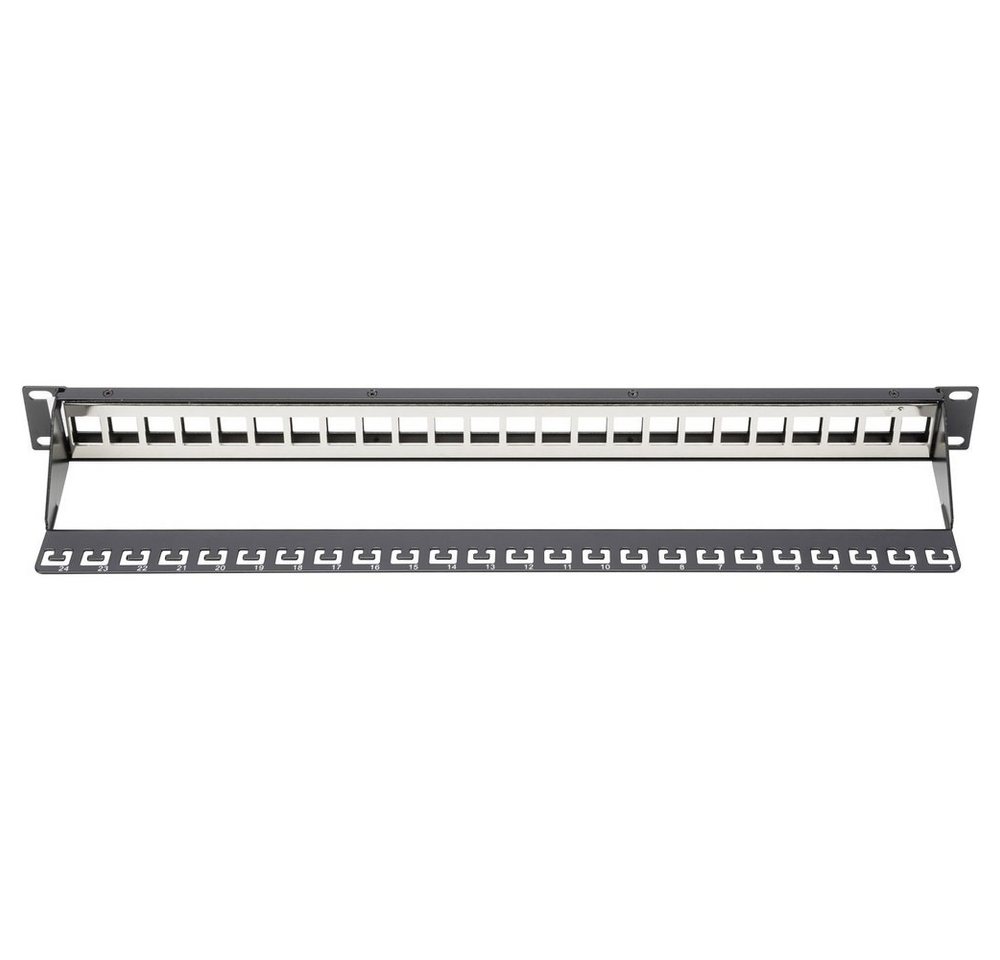 Digitus Digitus DN-91411 24 Port Netzwerk-Patchpanel 483 mm (19) Unbestückt 1 Netzwerk-Patch-Panel von Digitus