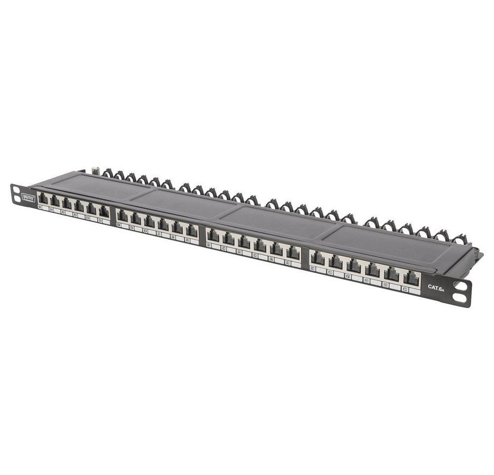 Digitus Digitus DN-91624S-SL-EA 24 Port Netzwerk-Patchpanel 483 mm (19) CAT 6 Netzwerk-Patch-Panel von Digitus