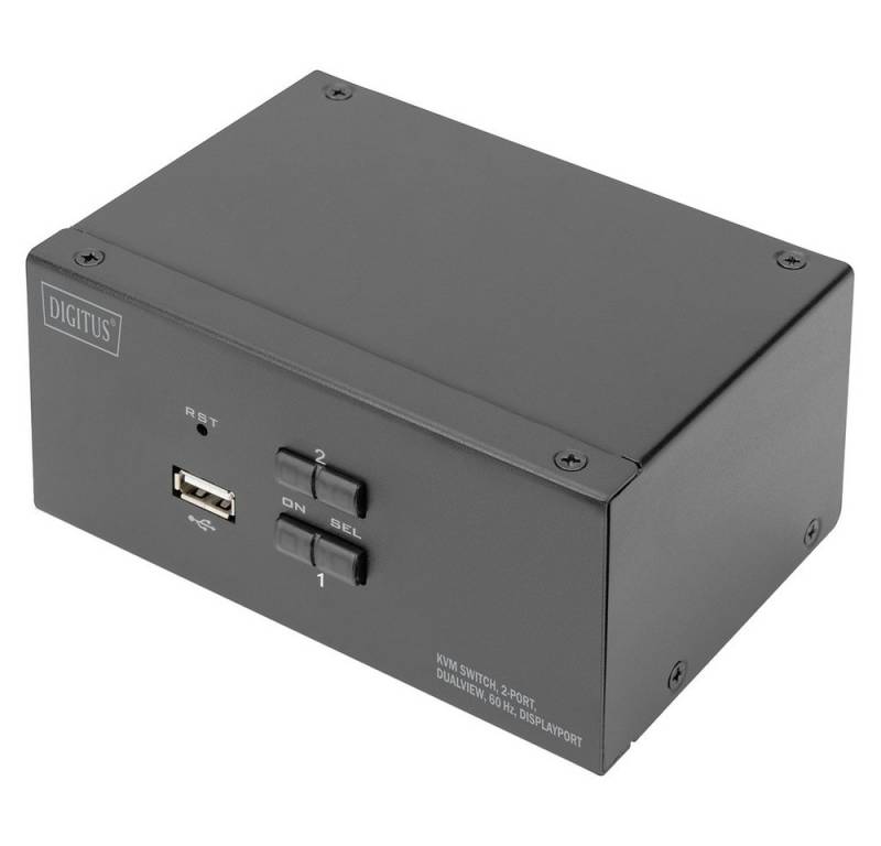 Digitus Digitus DS-12862 2 Port KVM-Umschalter DisplayPort® 3840 x 2160 Pixel Adapter von Digitus