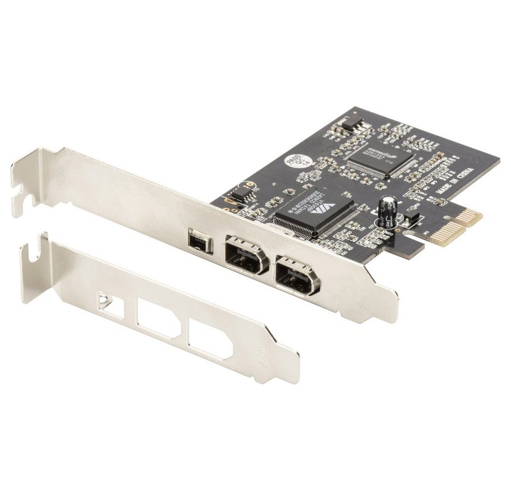 Digitus Digitus DS-30201-5 3+1 Port FireWire 400-Controllerkarte FireWire 400 Modulkarte Digitus Digitus DS-30201-5 3+1 Port FireWire 400-Controllerkarte FireWire 400 Modulkarte von Digitus