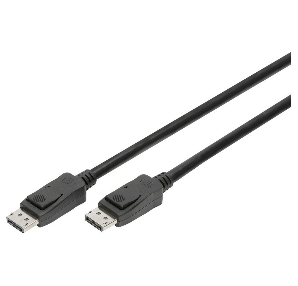 Digitus Digitus DisplayPort Anschlusskabel DisplayPort Stecker 1.00 m Schwarz HDMI-Kabel, (100.00 cm) von Digitus