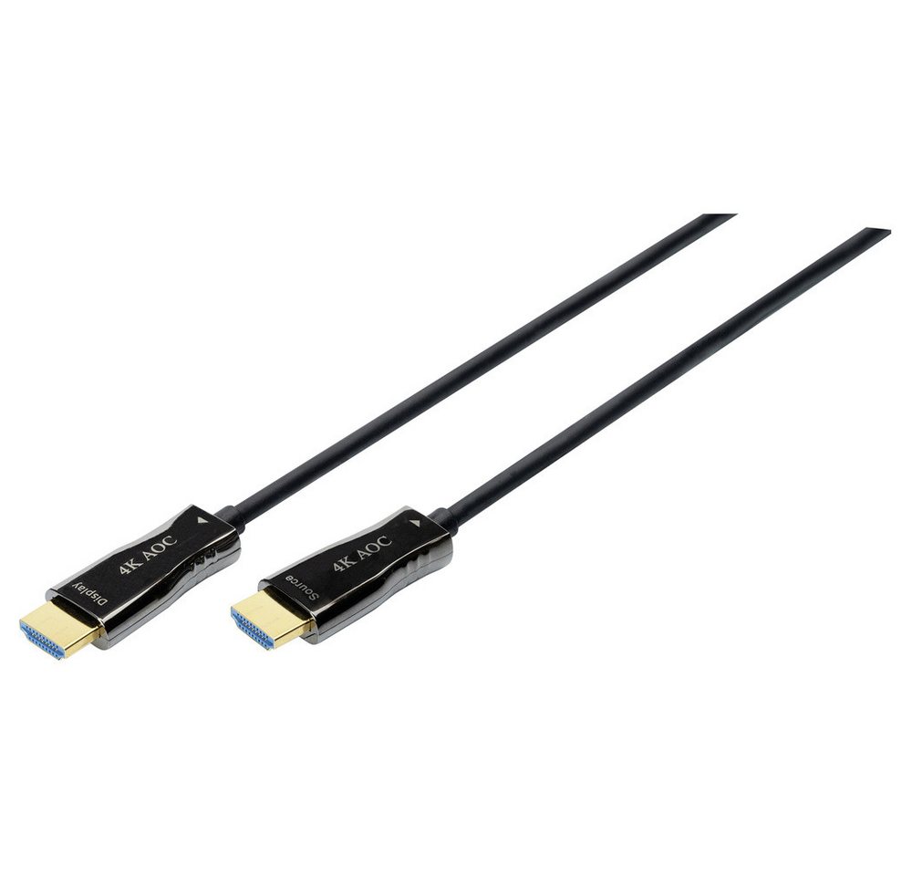 Digitus Digitus HDMI / Glasfaser Anschlusskabel HDMI-A Stecker, HDMI-A Stecker HDMI-Kabel, (1000.00 cm) von Digitus