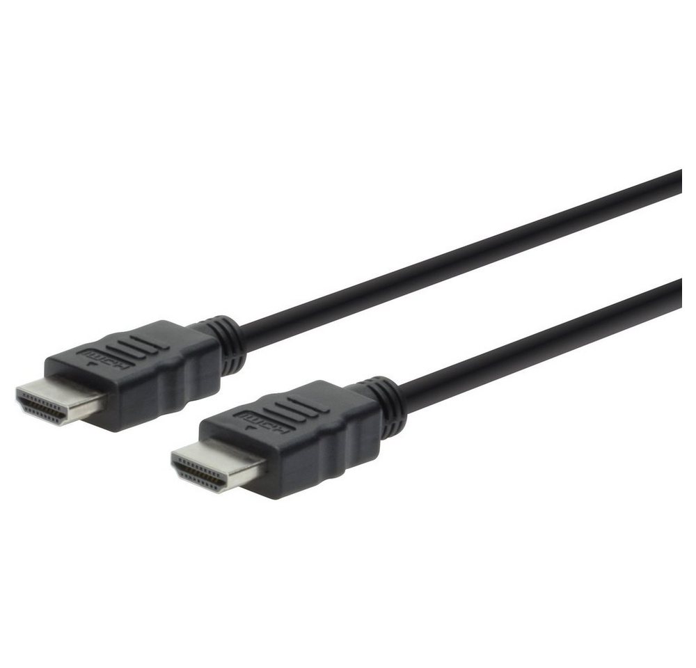 Digitus Digitus HDMI Anschlusskabel HDMI-A Stecker, HDMI-A Stecker 3.00 m Schw HDMI-Kabel, (3.00 cm) von Digitus