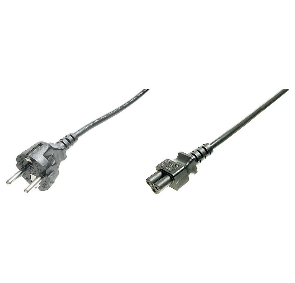 Digitus Digitus Strom Anschlusskabel [1x Schutzkontakt-Stecker - 1x Kleeblatt- Stromkabel, (0.75 cm) von Digitus