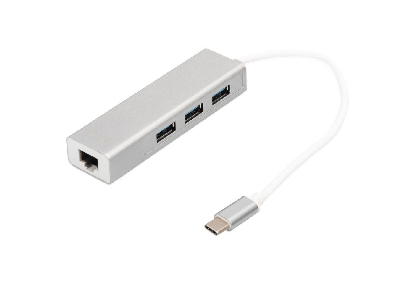 Digitus Digitus USB 3.2 Gen 1 Multiport-Hub, USB-C Stecker LAN-Kabel Digitus Digitus USB 3.2 Gen 1 Multiport-Hub, USB-C Stecker LAN-Kabel von Digitus
