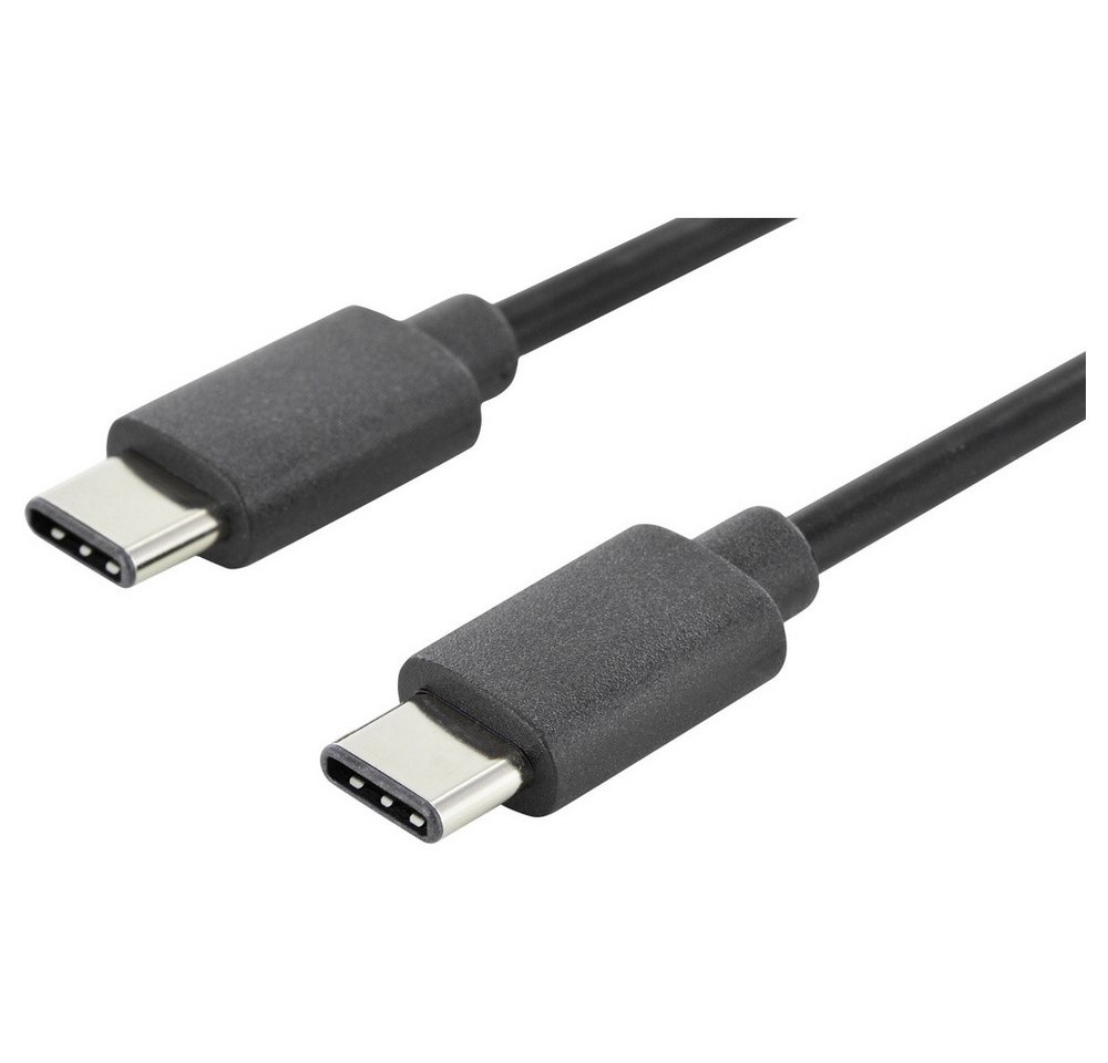 Digitus Digitus USB-Kabel USB 2.0 USB-C® Stecker, USB-C® Stecker 1.00 m Schwar USB-Kabel, (100.00 cm) von Digitus