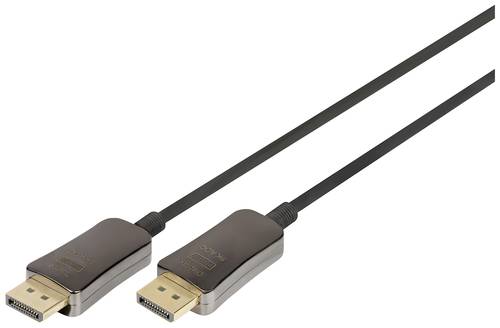 Digitus DisplayPort / Glasfaser Anschlusskabel DisplayPort Stecker, DisplayPort Stecker 10.00m Schwa von Digitus