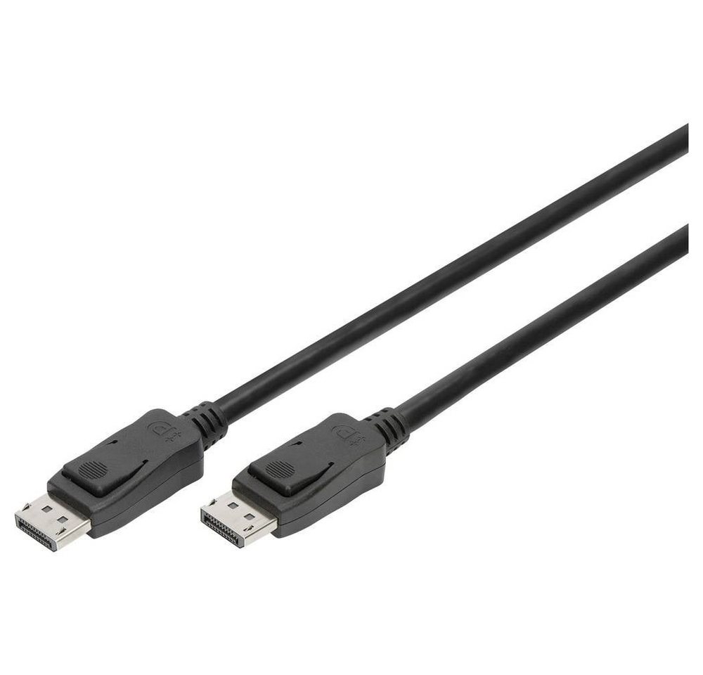 Digitus DisplayPort Anschlusskabel, DP, 3.0m, HDMI-Kabel, (3.00 cm), vergoldete Steckkontakte, doppelt geschirmt, Geflechtschirm, Gesamtsch von Digitus