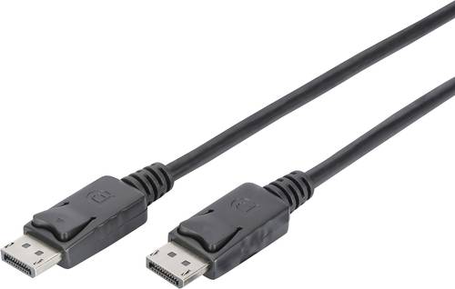 Digitus DisplayPort Anschlusskabel DisplayPort Stecker, DisplayPort Stecker 2.00m Schwarz DB-340100- von Digitus