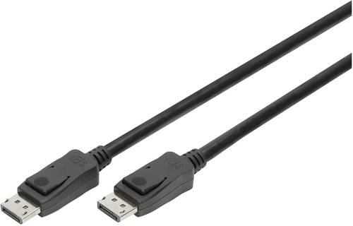 Digitus DisplayPort Anschlusskabel DisplayPort Stecker 1.00m Schwarz AK-340106-010-S DisplayPort-Kab von Digitus