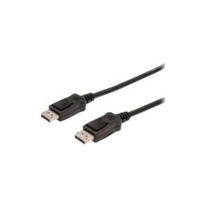 Digitus - DisplayPort-Kabel - DisplayPort (M) - DisplayPort (M) - 15,0m (DisplayPort 1,2) - geformt - Schwarz (AK-340100-150-S) von Digitus