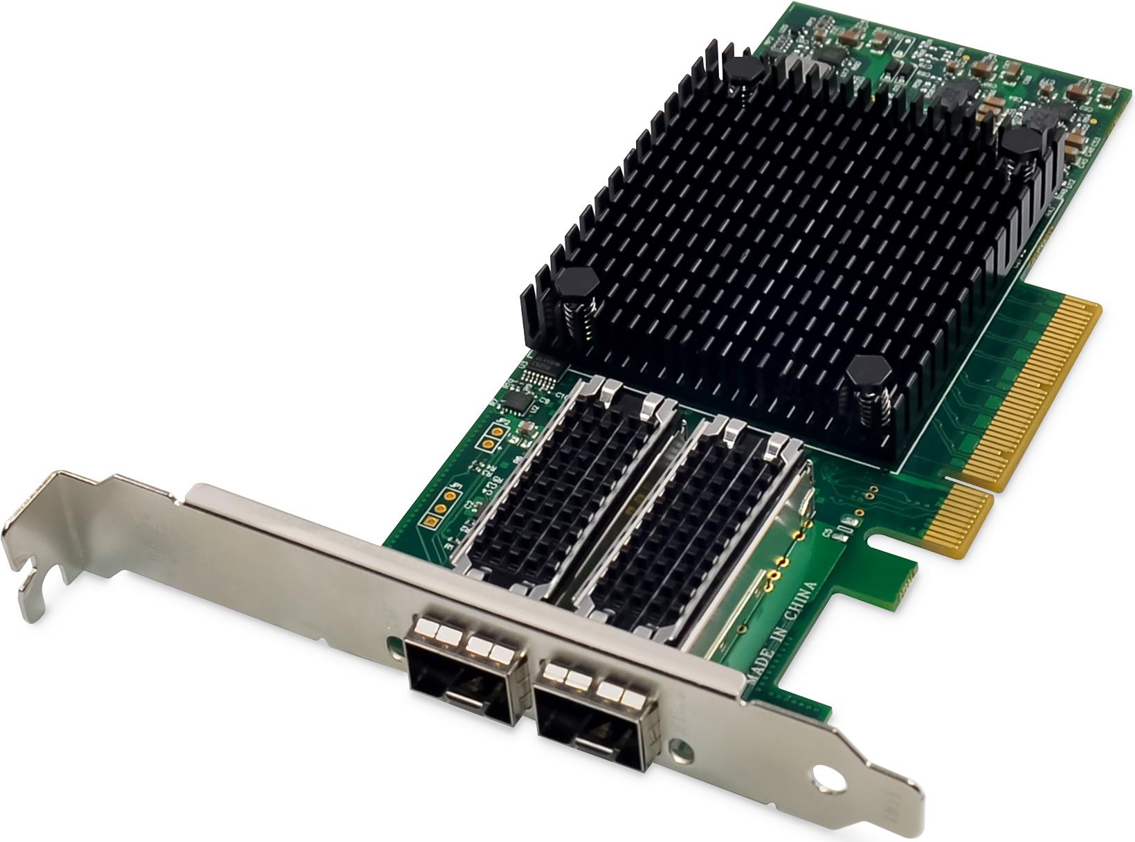 DIGITUS - Netzwerkadapter - PCIe 3.0 - 25 Gigabit SFP28 x 2 (DN-10180) von Digitus