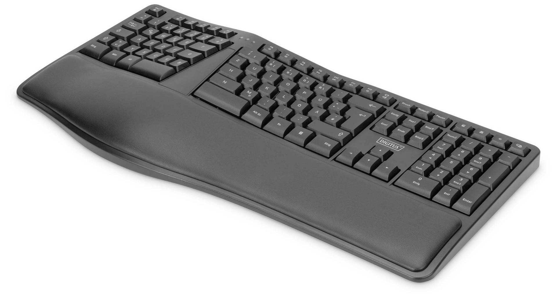 Digitus Ergonomische Tastatur, kabellos, 2,4 GHz Digitus Ergonomische Tastatur, kabellos, 2,4 GHz von Digitus