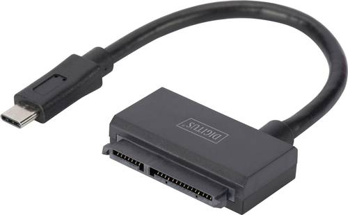 Digitus Festplatten Adapter [1x USB 3.2 Gen 2 Stecker C (USB 3.1) - 1x SATA-Kombi-Buchse 7+15pol.] D von Digitus
