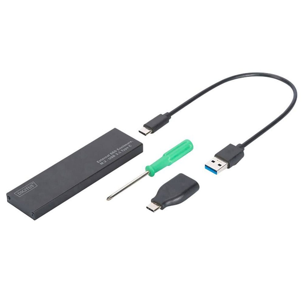 Digitus Festplatten-Gehäuse M.2 SSD-Festplattengehäuse USB 3 von Digitus