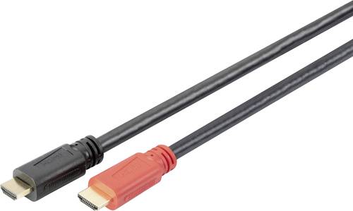 Digitus HDMI Anschlusskabel HDMI-A Stecker, HDMI-A Stecker 10.00m Schwarz AK-330105-100-S vergoldete von Digitus