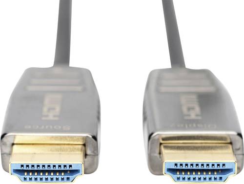 Digitus HDMI Anschlusskabel HDMI-A Stecker, HDMI-A Stecker 10.00m Schwarz AK-330126-100-S Ultra HD ( von Digitus