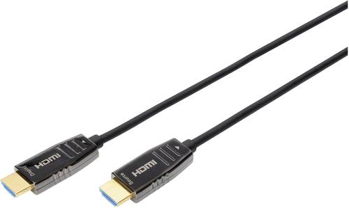 Digitus HDMI Anschlusskabel HDMI-A Stecker, HDMI-A Stecker 15.00m Schwarz AK-330126-150-S Ultra HD ( von Digitus