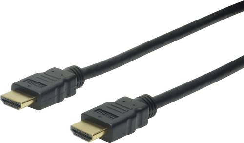 Digitus HDMI Anschlusskabel HDMI-A Stecker, HDMI-A Stecker 3.00m Schwarz AK-330107-030-S Audio Retur von Digitus