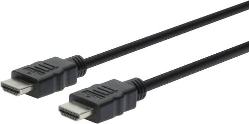 Digitus HDMI Anschlusskabel HDMI-A Stecker, HDMI-A Stecker 3.00m Schwarz AK-330114-030-S vergoldete von Digitus