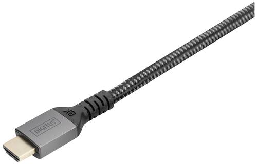 Digitus HDMI Anschlusskabel HDMI-A Stecker 1m Schwarz DB-330200-010-S Aluminium-Stecker, Audio Retur von Digitus