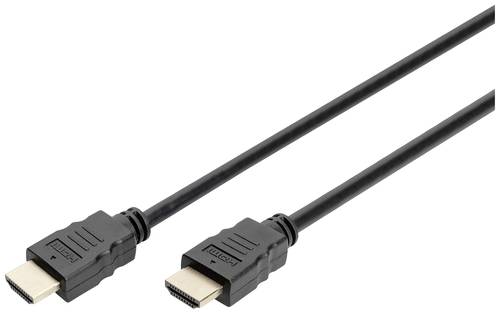 Digitus HDMI Anschlusskabel HDMI-A Stecker 5.00m Schwarz DB-330123-050-S High Speed-HDMI mit Etherne von Digitus