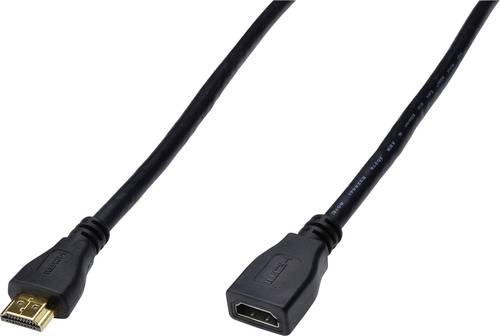 Digitus HDMI Verlängerungskabel HDMI-A Stecker, HDMI-A Buchse 3.00m Schwarz AK-330201-030-S High Sp von Digitus