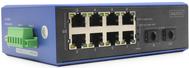 Digitus Industrial 8 +2-Port Gigabit Ethernet Switch. Switch-Typ: Unmanaged. Basic Switching RJ-45 Ethernet Ports-Typ: Gigabit Ethernet (10/100/1000), Anzahl der basisschaltenden RJ-45 Ethernet Ports: 8, Anzahl installierten SFP Module: 2. Vollduplex. MAC-Adressentabelle: 4000 Eintragungen, Routing-/Switching-Kapazität: 1 Gbit/s. Netzstandard: IEEE 802.3x. DC input Spannung: 12 - 48 V (DN-651150) von Digitus