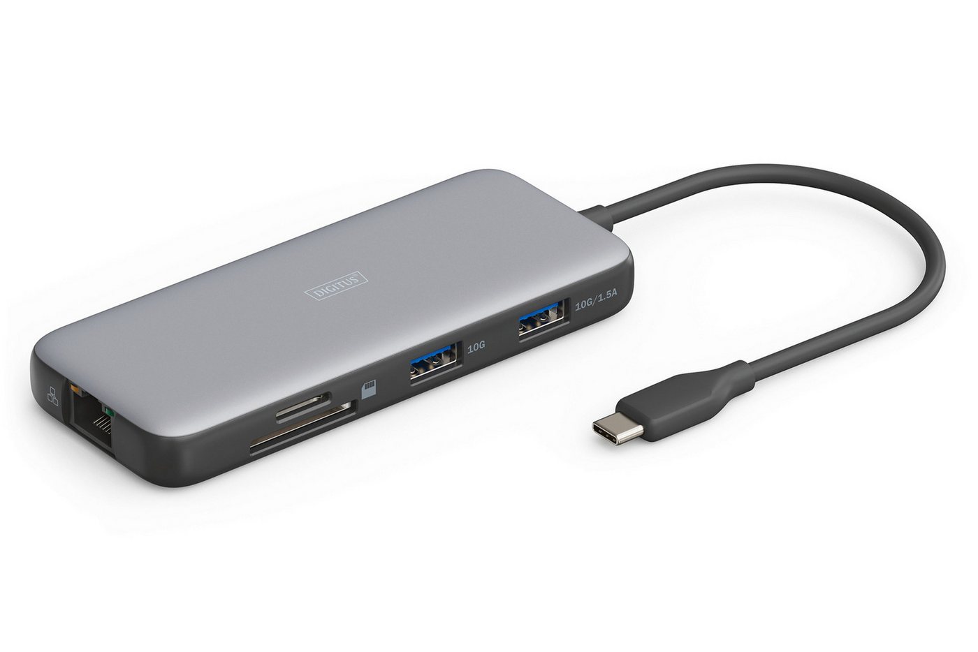 Digitus Laptop-Dockingstation USB-C Docking Station, 7-Port, HDMI, USB, RJ45, SD Digitus Laptop-Dockingstation USB-C Docking Station, 7-Port, HDMI, USB, RJ45, SD von Digitus