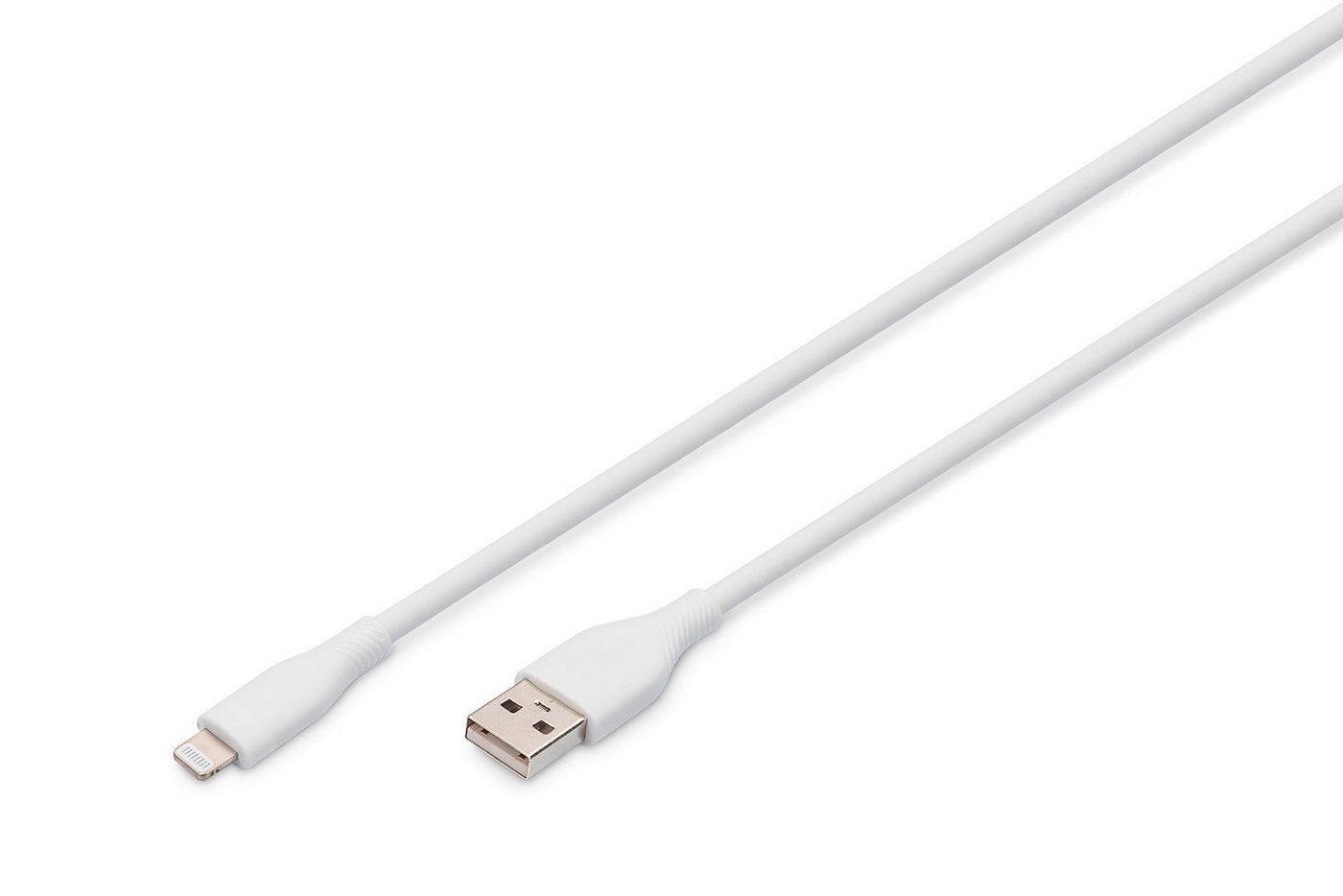 Digitus Lightning Silikon Kabel, USB-A - Lightning Lightningkabel, Lightning, USB-C, (200 cm), MFi-zertifiziert von Digitus