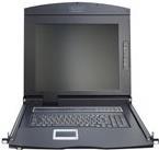 Digitus Professional DS-72210-1GE - KVM-Konsole mit KVM-Switch - 1 Anschlüsse - Deutsch - 43,2 cm (17) - Rack - einbaufähig - 1280 x 1024 - 1000:1 - Schwarz, RAL 9005 - 1U (DS-72210-1GE) von Digitus