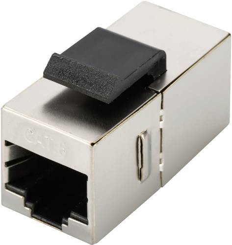 Digitus RJ45 Netzwerk Adapter CAT 5, CAT 5e, CAT 6 [1x RJ45-Buchse - 1x RJ45-Buchse] Grau von Digitus