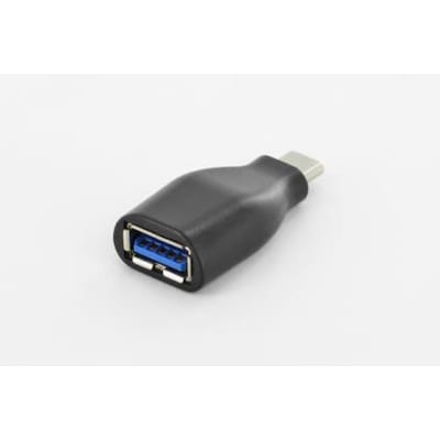 Digitus USB 3.0 Adapter Typ-C zu Typ-A St./Bu. schwarz von Digitus