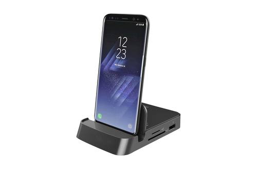 Digitus USB 3.0 Typ-C™ Smartphone Docking Station USB-C® USB 3.2 (Gen 1) Handy Dockingstation Sch von Digitus