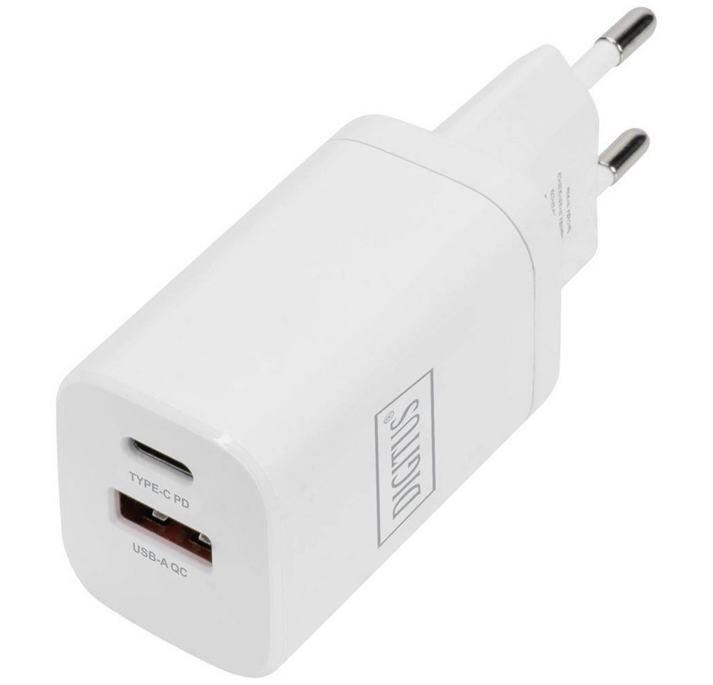 Digitus USB Ladegerät 1x USB-A / 1x USB-C®, 30W USB-Ladegerät von Digitus