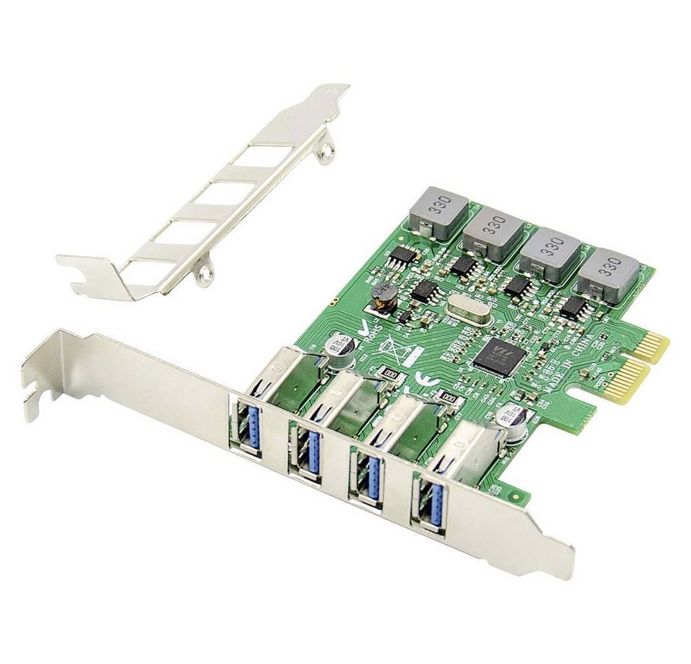 Digitus USB PCI Express Add-On card USB3.0, 4-port A/F, Modulkarte Digitus USB PCI Express Add-On card USB3.0, 4-port A/F, Modulkarte von Digitus