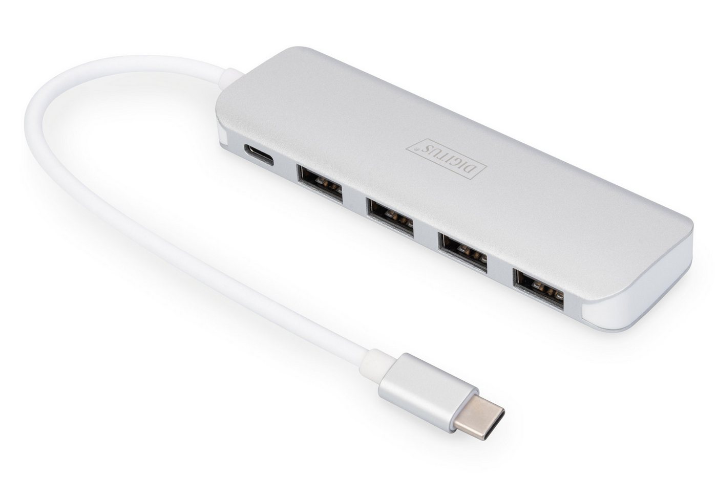 Digitus USB-Verteiler DIGITUS USB Type-C 4-Port Hub (USB 3.0) + PD von Digitus