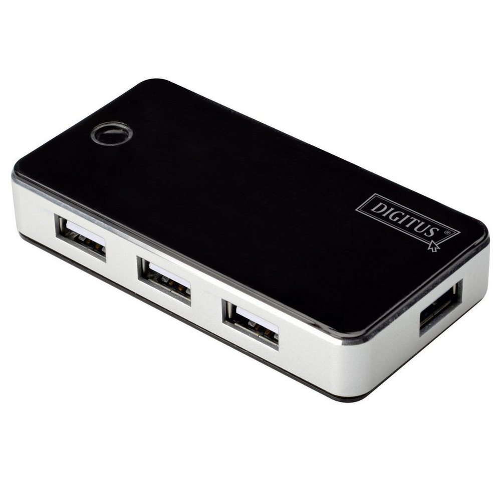 Digitus USB-Verteiler Digitus DA-70222 7 Port USB 2.0-Hub Schwarz, Silber Digitus USB-Verteiler Digitus DA-70222 7 Port USB 2.0-Hub Schwarz, Silber von Digitus