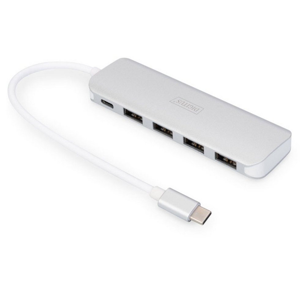 Digitus USB-Verteiler Digitus DA-70242-1 4+1 Port USB 3.2 Gen 1-Hub (USB 3.0) mit Schnelllad von Digitus