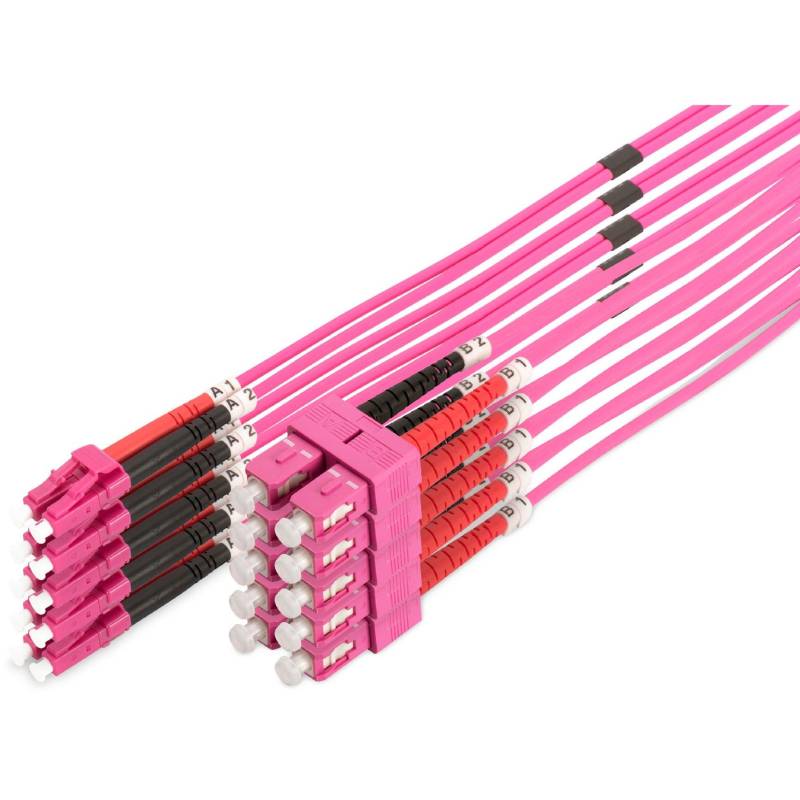 LWL Patchkabel, Duplex, LC > SC Stecker, Multimode OM4 von Digitus