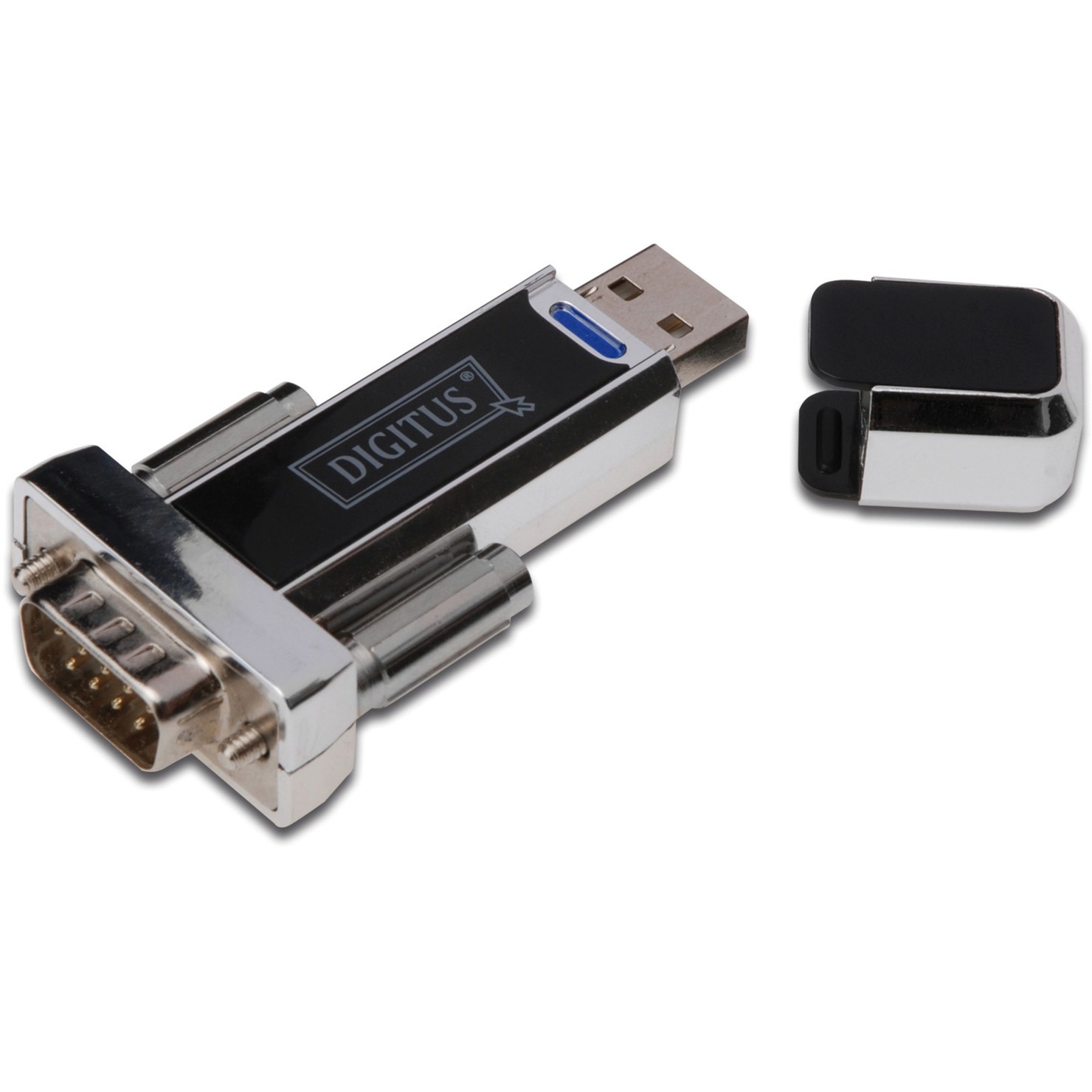 USB 1.1 Adapter, USB-A Stecker > Seriell RS232 Stecker von Digitus