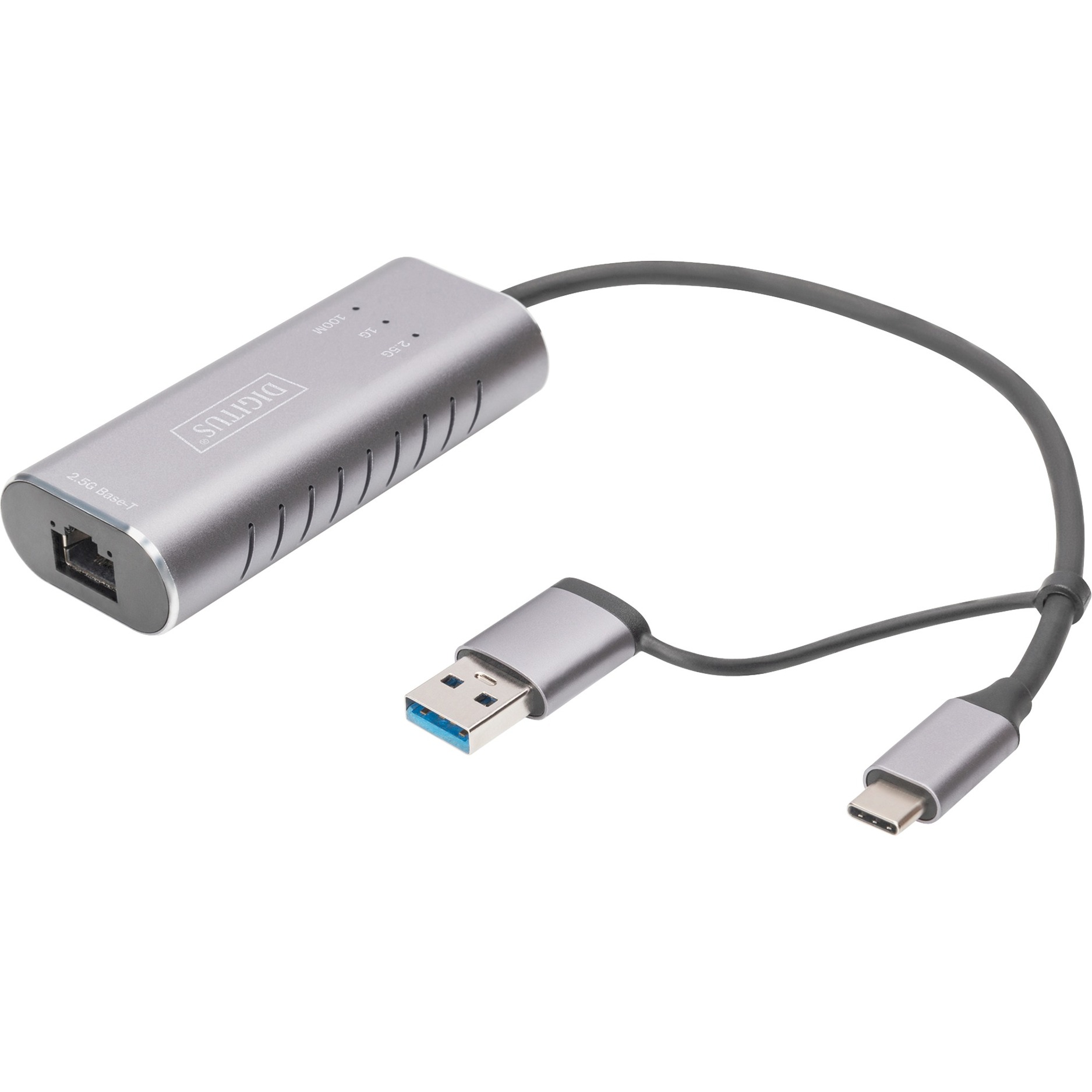 USB 3.2 Gen 1 Adapter, USB-C Stecker > RJ-45 Buchse USB 3.2 Gen 1 Adapter, USB-C Stecker > RJ-45 Buchse von Digitus