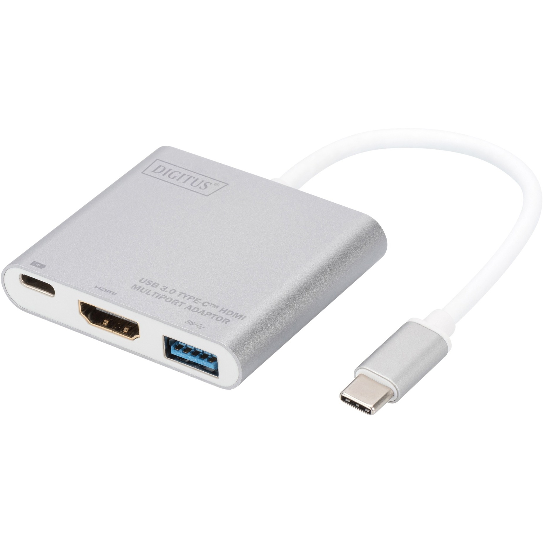 USB 3.2 Gen 1 Multiport-Hub, USB-C Stecker > USB-A + USB-C + HDMI-Buchse, USB-Hub von Digitus