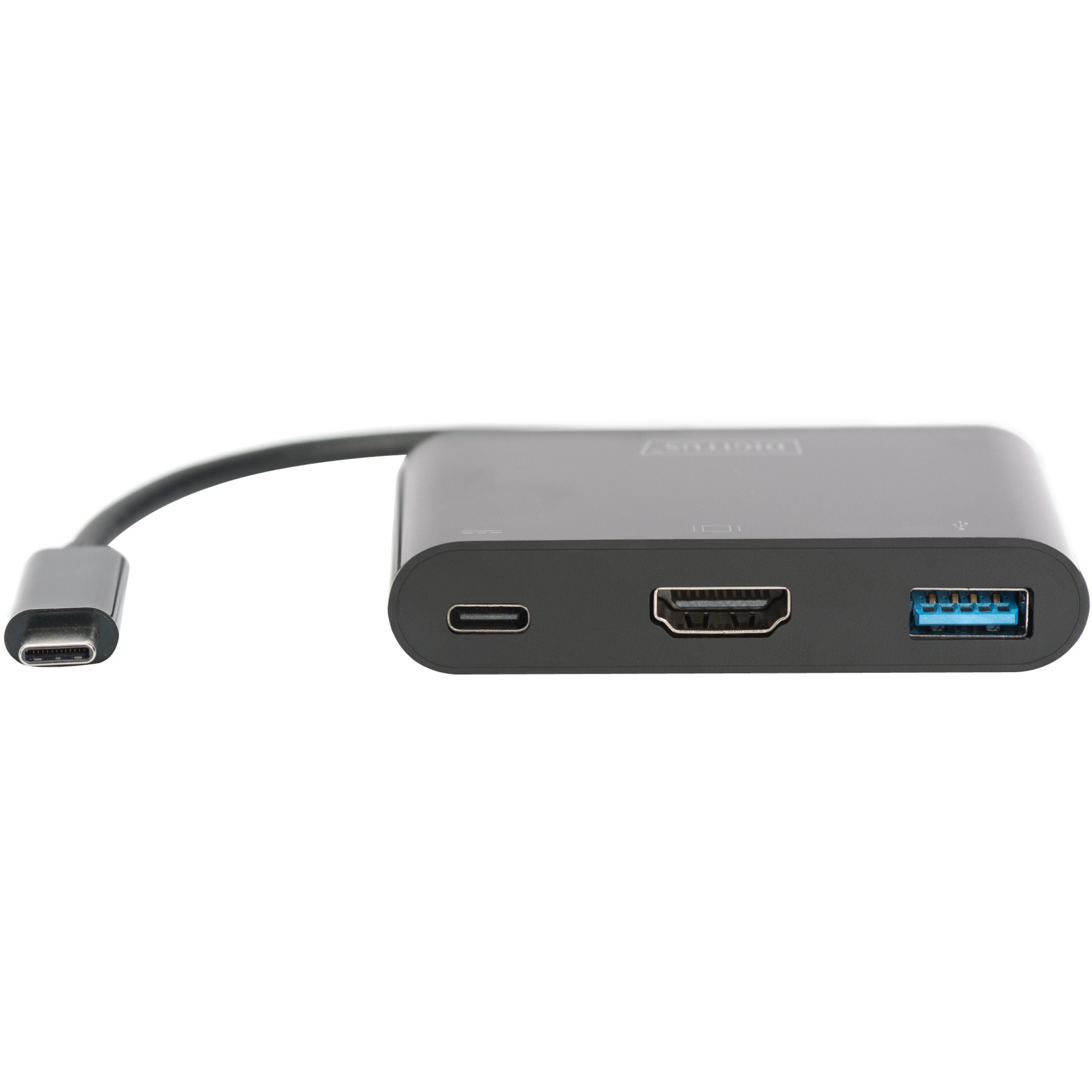 USB 3.2 Gen 1 Multiport-Hub, USB-C Stecker > USB-A + USB-C Buchse + HDMI-Buchse, USB-Hub von Digitus