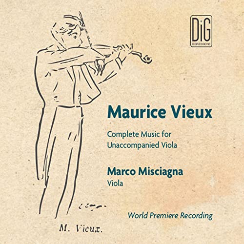 Maurice Vieux - Sämtliche Musik für Viola solo von Digressione Music
